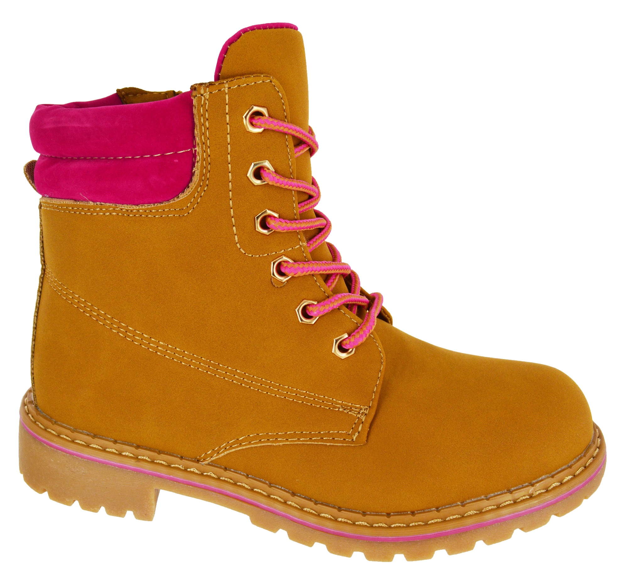 LADIES WOMENS HIKING DERSET COMBAT ANKLE LACE UP WALKING CHELSEA TRAIL